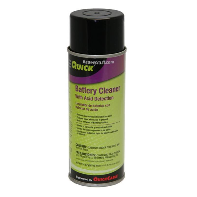 Quick Cable Battery Cleaner Spray with Acid Detector & Neutralizer