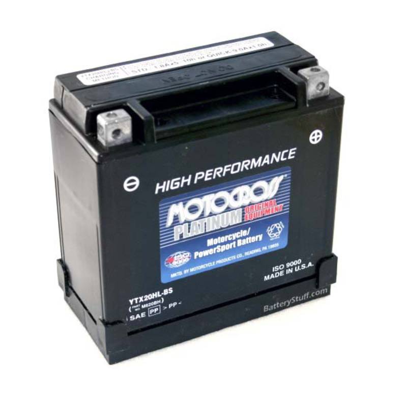 YTX20HL-BS-PW Motocross 12v 310 CCA AGM Personal Watercraft Battery