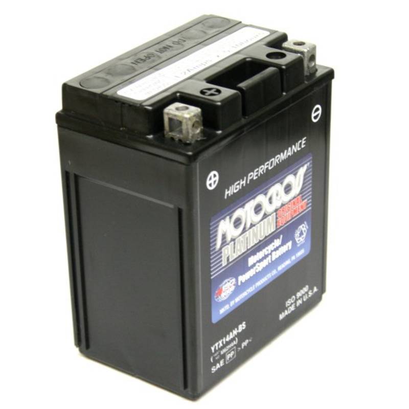 YTX14AH-BS Motocross 12v 210 CCA AGM ATV & Motorcycle Battery