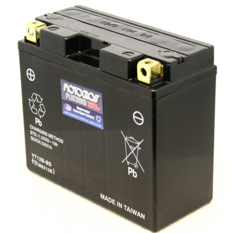 YT12B-4 Motocross 12v 210 CCA Sealed AGM Motorcycle Battery