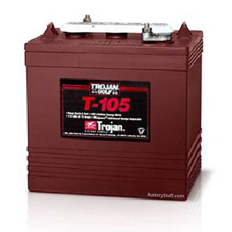 Trojan 6v 225 AH Flooded Deep Cycle Golf Cart Battery