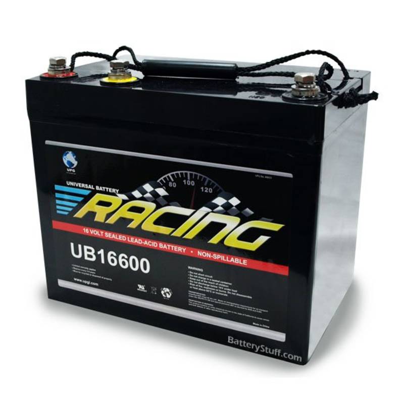 Universal 12v/16v 60 AH High Performance Racing Battery UB16600-40653