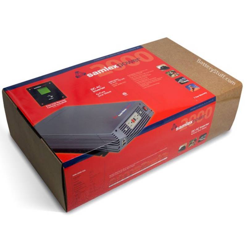 Samlex 12v 2000 Watt Pure Sine Wave Inverter SSW-2000-12A