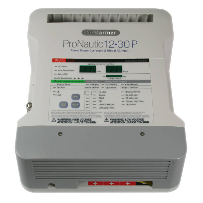 ProMariner ProNautic 1230P 12v 30 Amp 3-Bank Marine Battery Charger