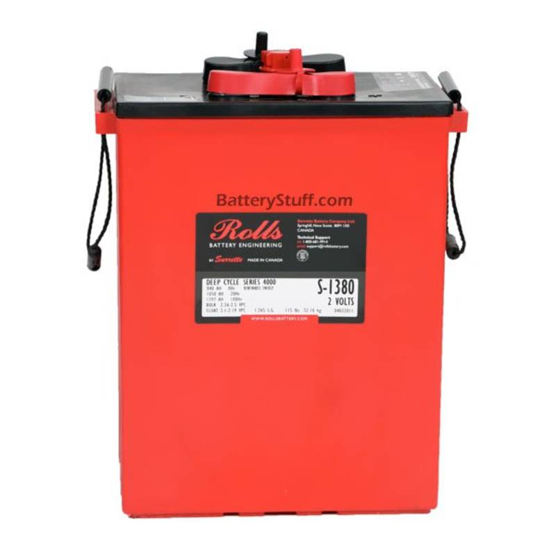 Rolls Surrette Battery 2 Volt 1124AH S-1450