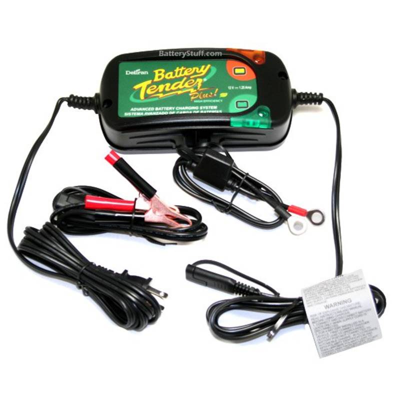 Battery Tender Plus High Efficiency 12v 1.25 Amp 4 Stage Smart Charger