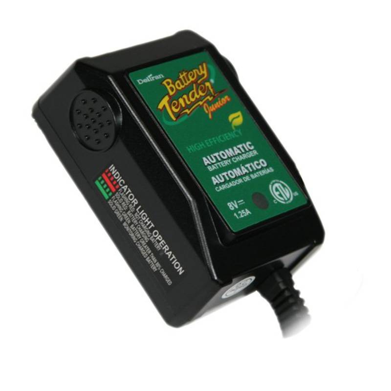 Battery Tender 022-0197 | Battery Tender Jr 8v 1.25 Amp High Efficiency Charger by Deltran