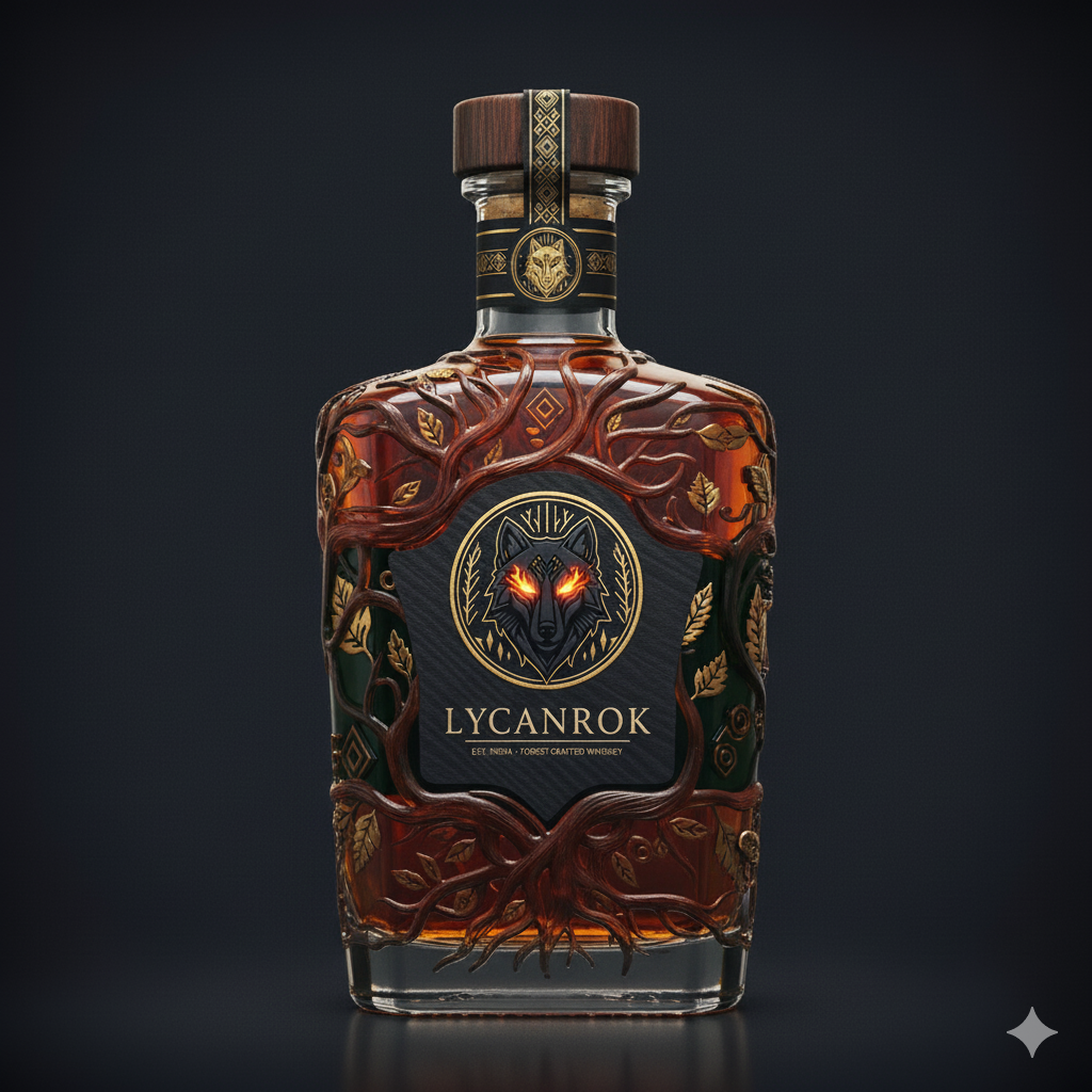 Lycanrok Whiskey Bottle
