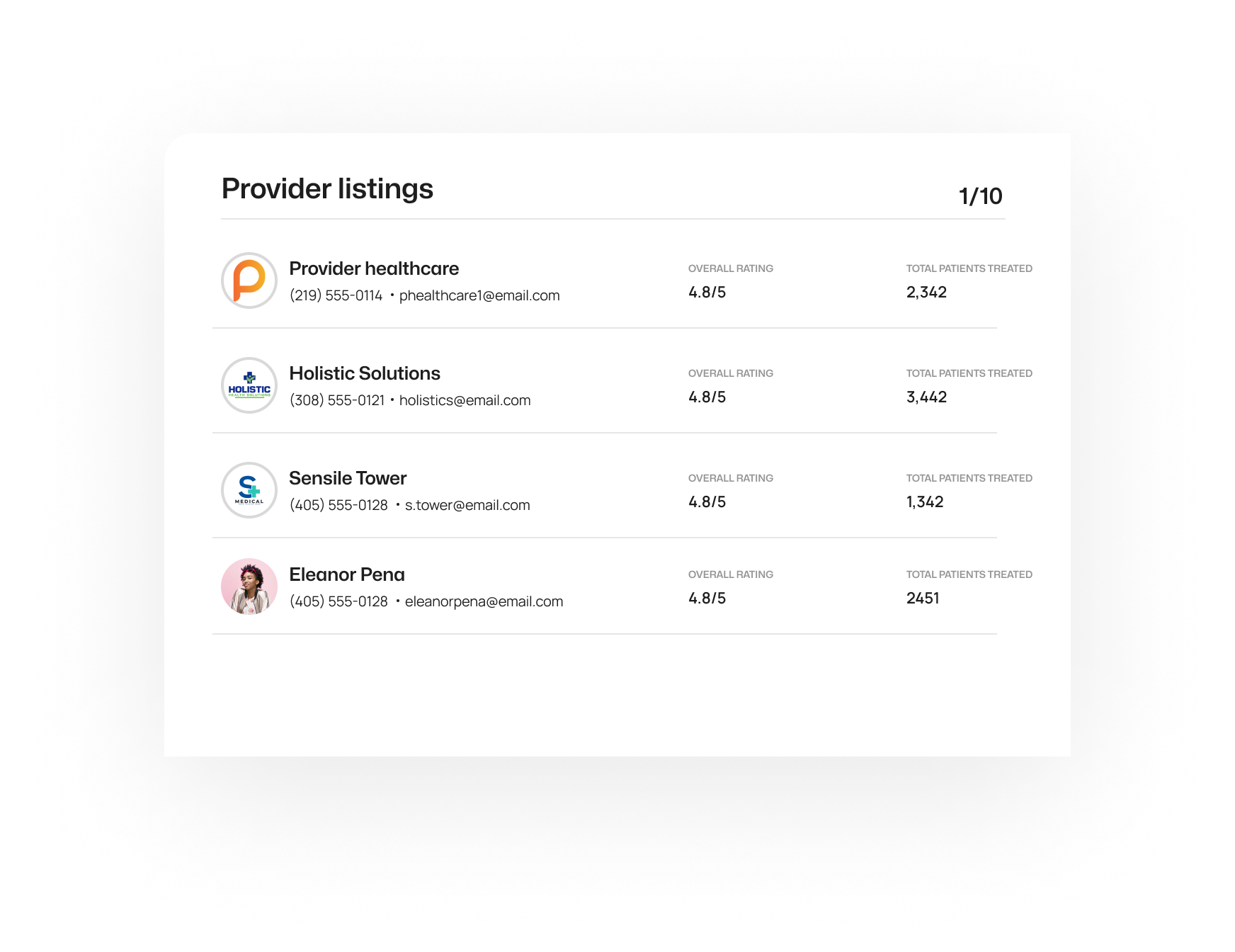 Provider Search