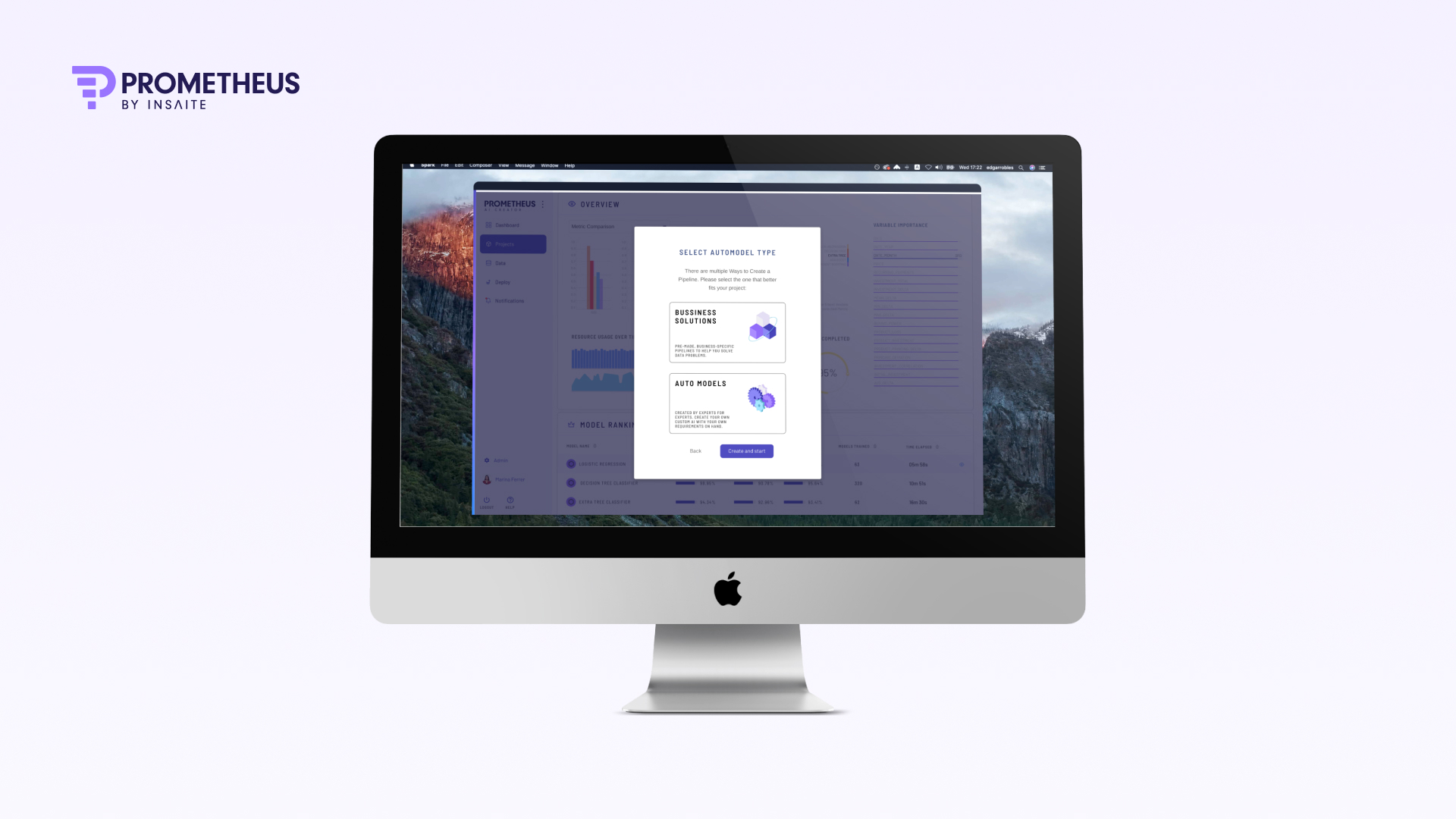 Prometheus Selection screen