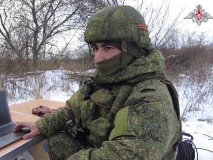  . Расчеты станций и комплексов радиоэлектронной борьбы группировки войск «Запад» успешно выполняет задачи по обнаружени
