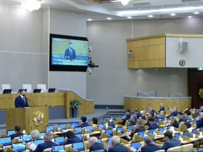 Денис Пушилин в Госдуме выступил в поддержку создания свободной экономической зоны в новых регионах