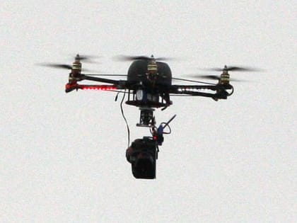 В Луганске перед ударом упал дрон иностранного производства