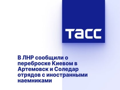 В ЛНР сообщили о переброске Киевом в Артемовск и Соледар отрядов с иностранными наемниками