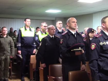 Принятие Присяги сотрудника органов внутренних дел Российской Федерации личным составом ОМВД России "Перевальский&q