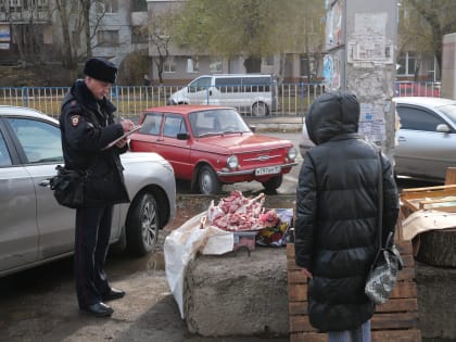 Борьба с несанкционированной торговлей в Луганске