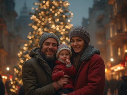 Проголосуйте за лучшее новогоднее семейное фото!