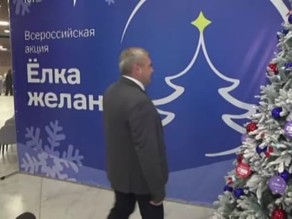 Заместители председателя Правительства ЛНР также присоединились к акции "Елка желаний"