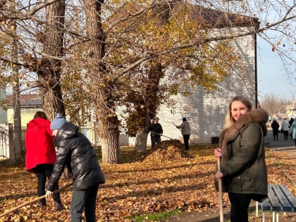 Граждане Счастья и Юбилейного активно участвуют в уборке территорий