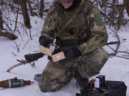 Разведчики 1-й гвардейской танковой армии группировки «Запад» на купянском направлении уничтожили с помощью БпЛА блиндаж