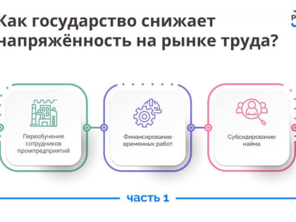 Правительство развивает рынок труда: сохраняет рабочие места, поддерживает работников организаций, ушедших с российского