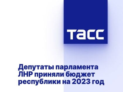 Депутаты парламента ЛНР приняли бюджет республики на 2023 год