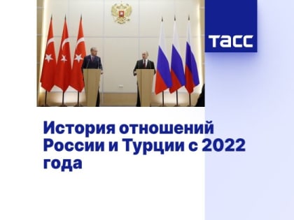 История отношений России и Турции с 2022 года