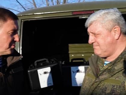 Военнослужащим ЛНР на Кременском направлении передали спецтранспорт, коптеры и тепловизоры