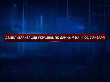 Карта спецоперации на Украине 8 января