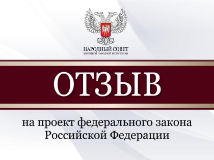 Народный Совет рассмотрел проекты федеральных законов в сфере защиты детей и социально-экономического развития территори