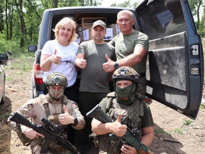Депутаты от «Единой России» передали гуманитарную помощь военнослужащим в рамках акции «Zа Победу»