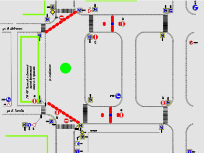 Ограничение движения в Луганске в связи с установкой новогодней елки