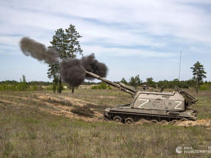 Артиллеристы Западного военного округа уничтожили танк ВСУ под Кременной