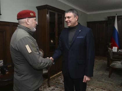 Глава ЛНР и представители Росгвардии обсудили работу ведомства в регионе