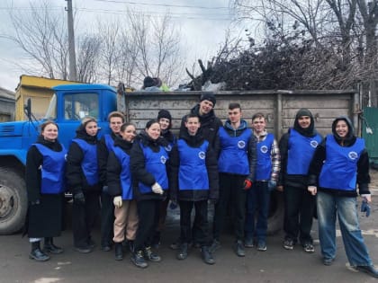 Студенческие отряды в авангарде весеннего благоустройства города