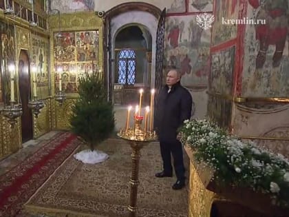 Путин поздравил православных христиан, всех граждан России, празднующих Рождество Христово:
