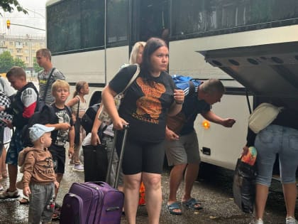 Очередная группа семей участников СВО вернулась с отдыха в Крыму