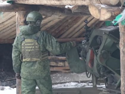 Артиллеристы группировки войск «Запад» уничтожили из гаубиц Д-30 замаскированные укрепрайоны, боевую технику и живую сил