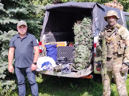 Партийная акция «За Победу» поддерживает военнослужащих Курска
