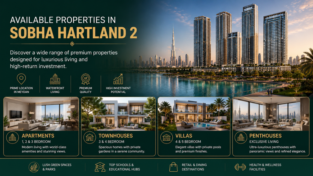 Available Properties in Sobha Hartland 2 Dubai image