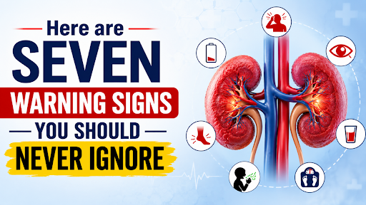 Seven warning signs of chronic kidney disease including fatigue swelling and changes in urination