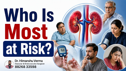 Chronic kidney disease risk factors - diabetes high blood pressure and obesity