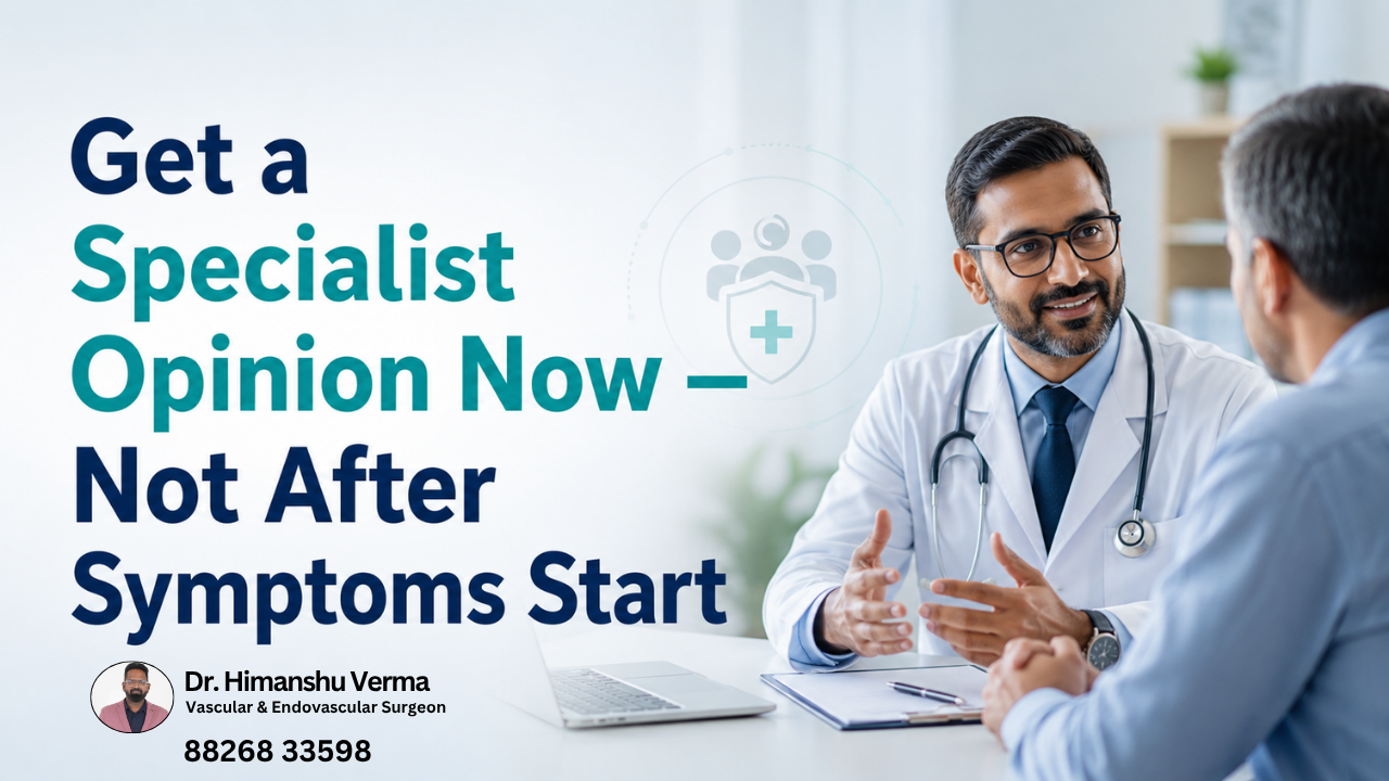 Consult kidney specialist early – Dr. Himanshu Verma, Vascular Surgeon, before CKD symptoms worsen