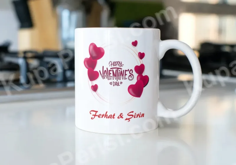 Kalpli Sevgililer Günü Kupası