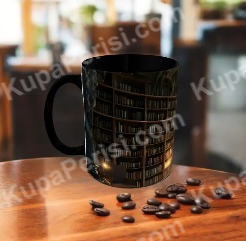 Gizemli Kütüphane Tüneli Temalı Kupa - Detay Görseli 5