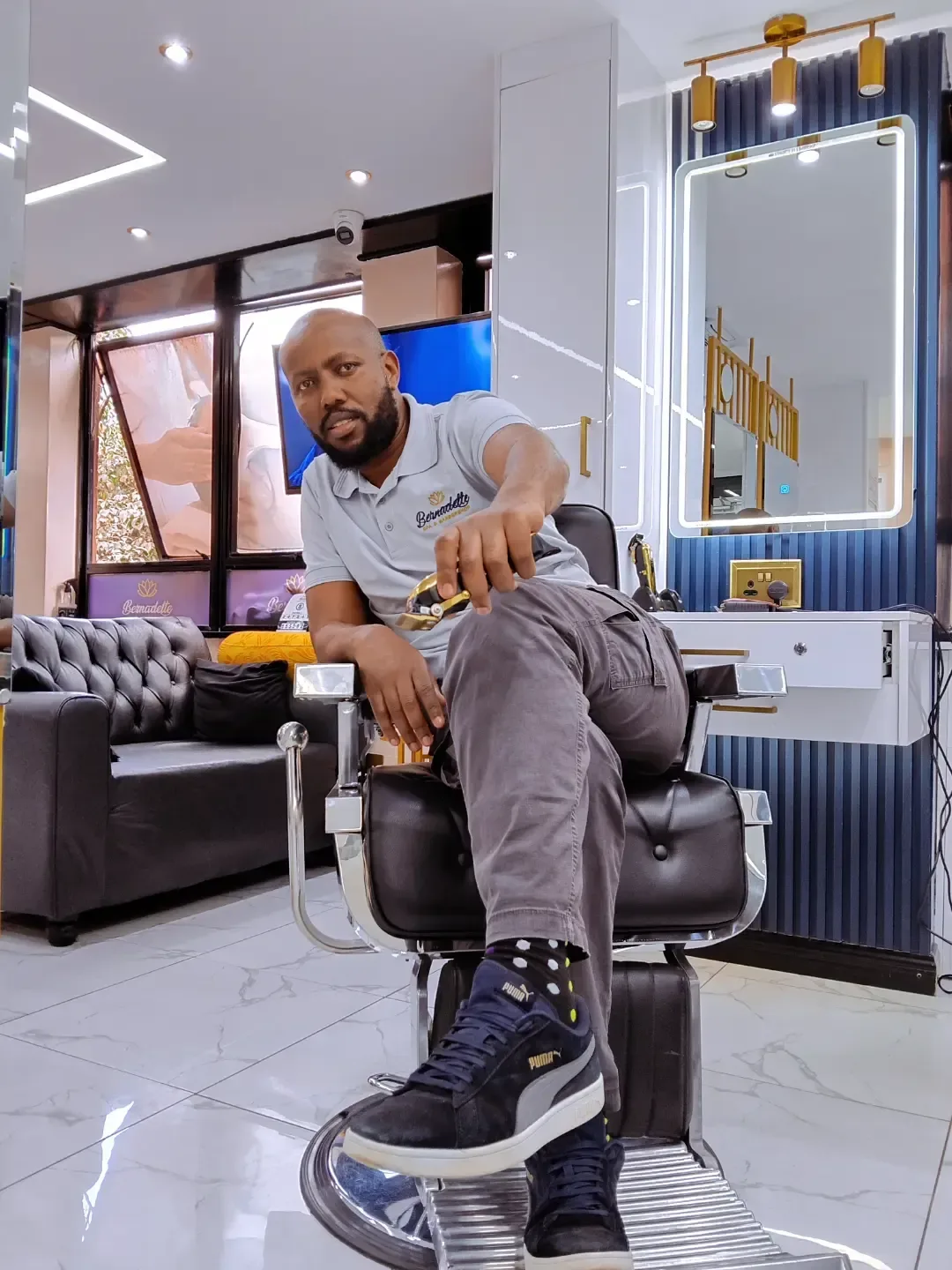 chege the barber — barber in Nairobi