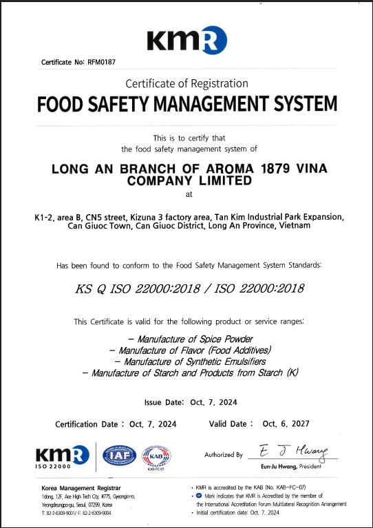 Chứng nhận ISO 1