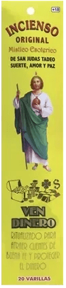San Judas Ven Dinero (20 varillas)