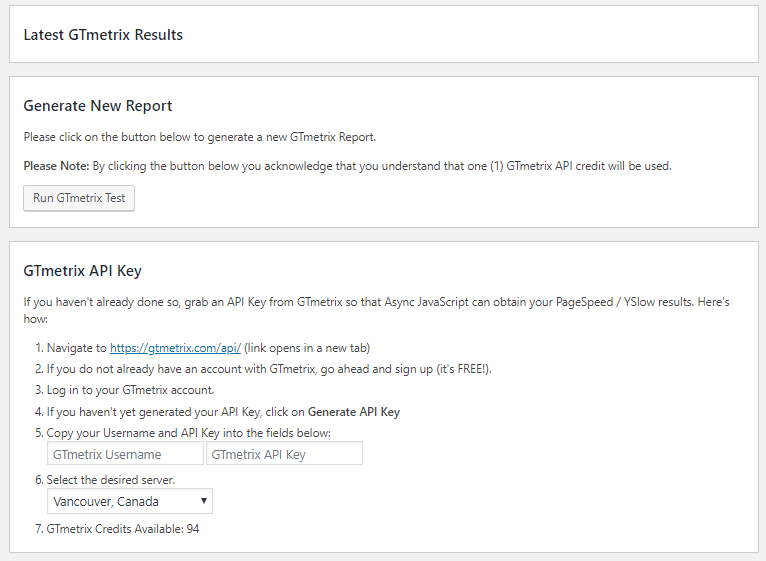 Async Javascriptプラグインのステータス画面その2