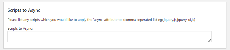 Async Javascriptプラグインの設定画面その5